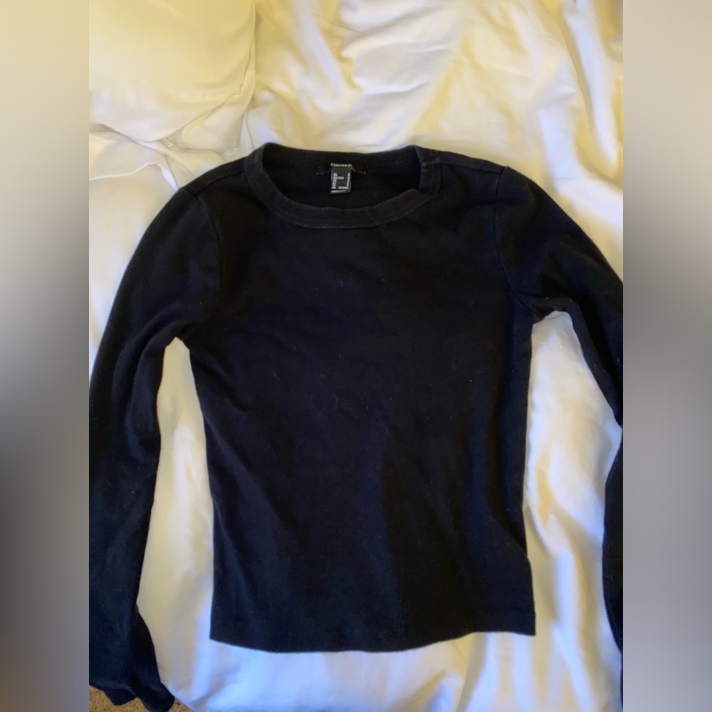 Forever 21 Black Long Sleeve